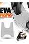 Rks Si̇esta Compatible Eva Motorcycle Mat Scooter Foot Mat Motor-Specific White