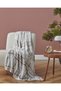 Lena Plaid Printed Supersoft Tv Blanket 120X160 cm Cream - Beige - 2