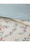 Blossom Chorus Cotton Double Duvet Cover Set 200X220 cm Green-Cream - 3