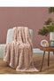Arven Jacquard Wellsoft Tv Blanket 120X160 cm Powder Pink - 2