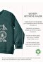 Organic London Printed Green Winter Boys' Sweatshirt - 4