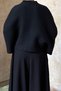 Siyah Oversize Rosella Kazak - 5