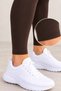 Women's Diving Fabric High Waist Gathering Tights – Firming and Stretchy Sports and Casual Tights - 4