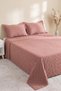 Serra Niva Dried Rose Double Bedspread Set – 3 Pieces - 4