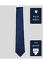 Navy Blue Striped Slim Tie – 7 cm Wide - 4