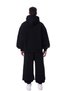 Void Printed 3 İplik K Hooded Sweatshirt O Oversized Winter 100% Cotton - 4