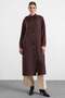 Removable Hooded Jacquard Knitted Fabric Combination Sportswear Brown 6929 - 3