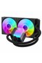 CB240 240MM PWM ARGB Liquid CPU Cooler, 280W TDP, 1800RPM, 69.87 CFM, Intel 1851/AM5, Black