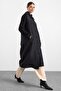 Removable Hooded Jacquard Knitted Fabric Combination Sportswear Black 6929 - 3