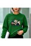 Gilmore Girls Stars Hollow I Smell Snow Printed Cotton 3 Yarn Threaded Crew Neck Oversize Sweatshirt
