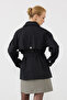 Classic Koton Trench Coat - Black - 7