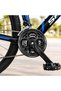 Bicycle Crankset with Triple Chainring, 170mm Crank Arms, Left & Right Crank Set with Chain Guard, Replacement Bike Drivetrain Chainwheel Assembly for Mountain Bikes, MTB & Bicycles – Black - 6