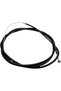 2 Meter Bicycle Rear Brake Cable with Housing, 200cm Steel Inner Wire, 1.5mm Brake Line with 5mm Black Outer Casing, Replacement Part for Mechanical Braking System, Easy Installation