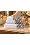 Poli̇na 100% Cotton White Towel Set 3 Pieces - Peli̇t 1619