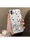 Cute Cartoon Cat Style Case Compatible with iPhone X/Xs, Shock-Absorbing Structure, Matte Texture