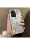 Poco C65 Compatible Colorful Flower and Butterfly Case, Shock-Absorbing Structure, Matte Texture