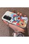 Samsung Galaxy S25 Compatible Cute Cartoon Cat and Mouse Case, Shock-Absorbing Structure, Matte Texture - 2