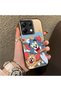 Poco X6 Compatible Cute Cartoon Cat and Mouse Case, Shock-Absorbing Structure, Matte Texture