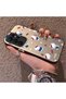 Samsung Galaxy S22 Ultra Compatible Cute Cartoon Cat Style Case, Shock Absorbing Structure, Matte Texture - 2