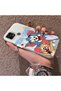 Realme C21 Compatible Cute Cartoon Cat and Mouse Case, Shock-Absorbing Structure, Matte Texture - 2