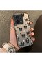 Oppo Reno 14F Compatible Stylish Black Bow Full Print Case, Non-Slip Edge, Anti-Fingerprint