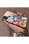 Samsung Galaxy A21S Compatible Cute Cartoon Cat and Mouse Case, Shock-Absorbing Structure, Matte Texture - 2