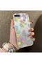 iPhone 7 Plus/8 Plus Compatible Colorful Flower and Butterfly Case, Shock Absorbing Structure, Matte Texture