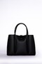 Black leather lockable shoulder bag - 2