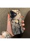 iPhone 17 Compatible Dry Tree and Full Moon Art Case, Shock-Absorbing Structure