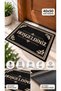 Welcome Written Digital Printing Non-Slip Base 40 X 50 cm Black Door Mat - 2