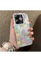 Infinix Hot 40I Compatible Colorful Flower and Butterfly Case, Shock-Absorbing Structure, Matte Texture