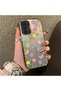 Samsung Galaxy A23 4G/5G Compatible Colorful Flower and Butterfly Case, Shock Absorbing Structure, Matte Texture
