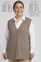 Women's Knitwear Plus Size Seasonal Mother's Vest (75 Cm.) - Basenden Wide Flexible Accordion Knit - Comfortable Fit with Buttons