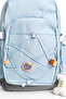 Backpack with Luggage Strap Blue - 7