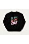 Gilmore Girls in My Gilmore Era Printed Cotton 3 Yarn Threaded Crew Neck Oversize Sweatshirt