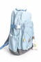Backpack with Luggage Strap Blue - 5