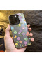Poco C65 Compatible Colorful Flower and Butterfly Case, Shock-Absorbing Structure, Matte Texture - 4