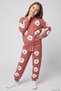 Embossed Floral Printed Girls' Tracksuit Set - 26K 1453