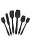 6-Piece Silicone Spatula Set for Cooking, High Heat Resistant, Bpa-Free Non-Stick Silicone Spatula Set for Baking, Cooking, and Mixing, with Strong Stainless Steel Core Design - 2