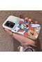 Vivo Y56 Compatible Cute Cartoon Cat and Mouse Case, Shock-Absorbing Structure, Matte Texture - 2