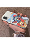 Samsung Galaxy A31 Compatible Cute Cartoon Cat and Mouse Case, Shock-Absorbing Structure, Matte Texture - 2