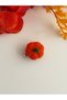 Hand Knitted Amigurumi Pumpkin Clip Buckle Halloween Halloween Autumn Themed Children's Hair Clip - 3