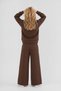 Girl's 8-14 Years Old Two-Piece Tracksuit Set Brown - 4