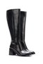 Women's Pointed Toe Thin Heeled Below-The-Knee Boots Stylish and Elegant Design