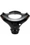 Motorcycle Headlight Housing Case, Front Fairing Cover with Amber Side Reflectors, Replacement Headlight Cowl for Electric Bike, E-Bike, Delivery Scooter & Scooter Blue - 2