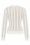 Ecru Crew Neck Openwork Knitwear Blouse - 2Y4413 - 2