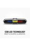 3-Color LED Bicycle Rear Light, USB Rechargeable Tail Light with 5+ Flashing Modes, Waterproof Safety Light with Adjustable Strap for Road Bicycle, E-Bike & Cycling - 4