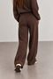 Wide Leg Trousers with Elastic Waist and Front Stitching Detail |   Mkw6811505-1 - 5