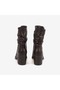 Hawen Angels Women's 7cm Rubber Sole Genuine Leather Boots 71455 - 4