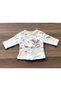 100% Cotton White Color Floral Cross-Stitch Embroidered Combed Cotton 0-3 Months Baby Girl Jacket/Cardigan/Top Wear Bodysuit/Leotard